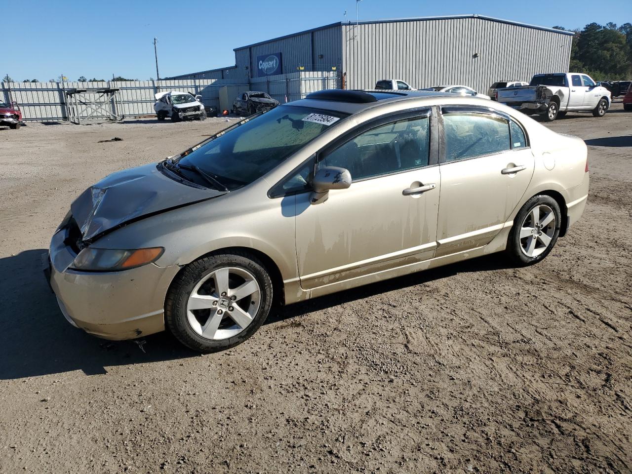 2008 Honda Civic Ex VIN: 1HGFA16828L052087 Lot: 81725984