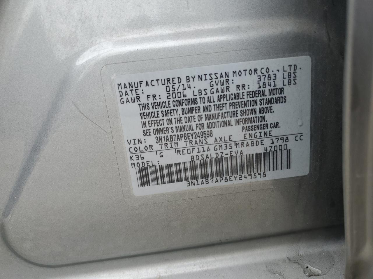 2014 Nissan Sentra - Image 12