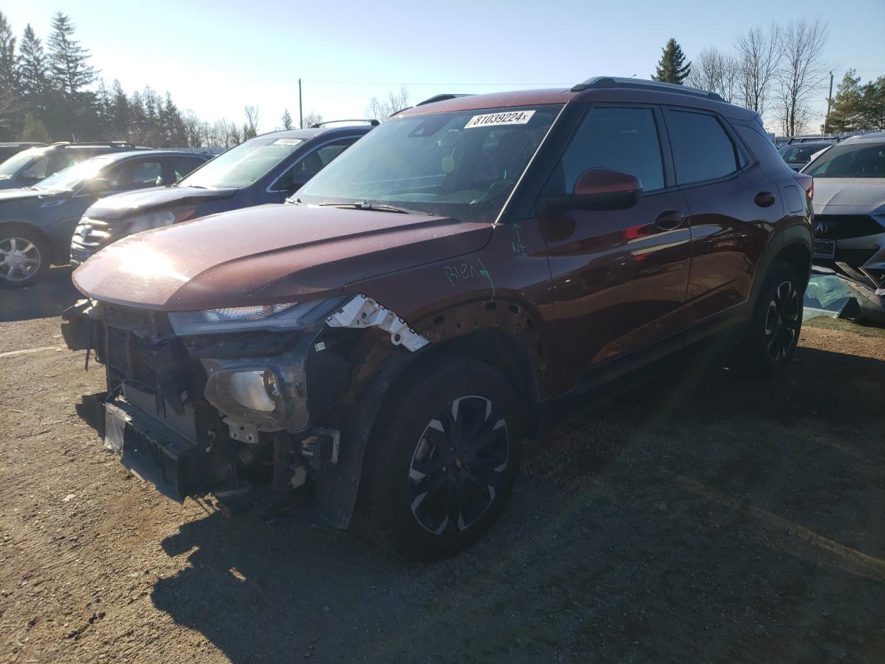 2021 Chevrolet Trailblazer Lt VIN: KL79MRSLXMB150793 Lot: 81039224