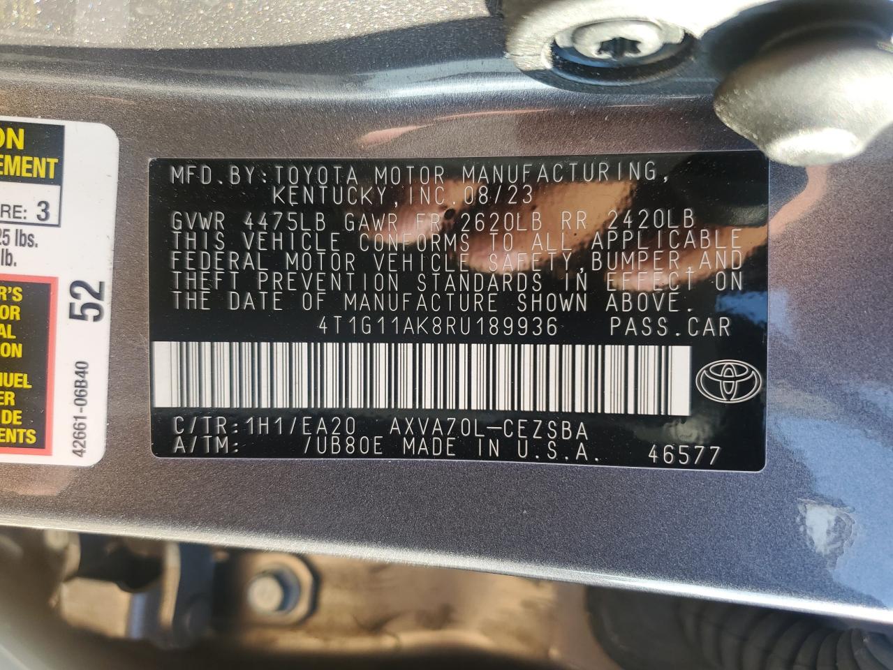 2024 Toyota Camry - Image 12