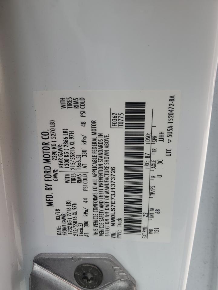 NM0LS7E73J1373726 2018 Ford Transit Connect Xl