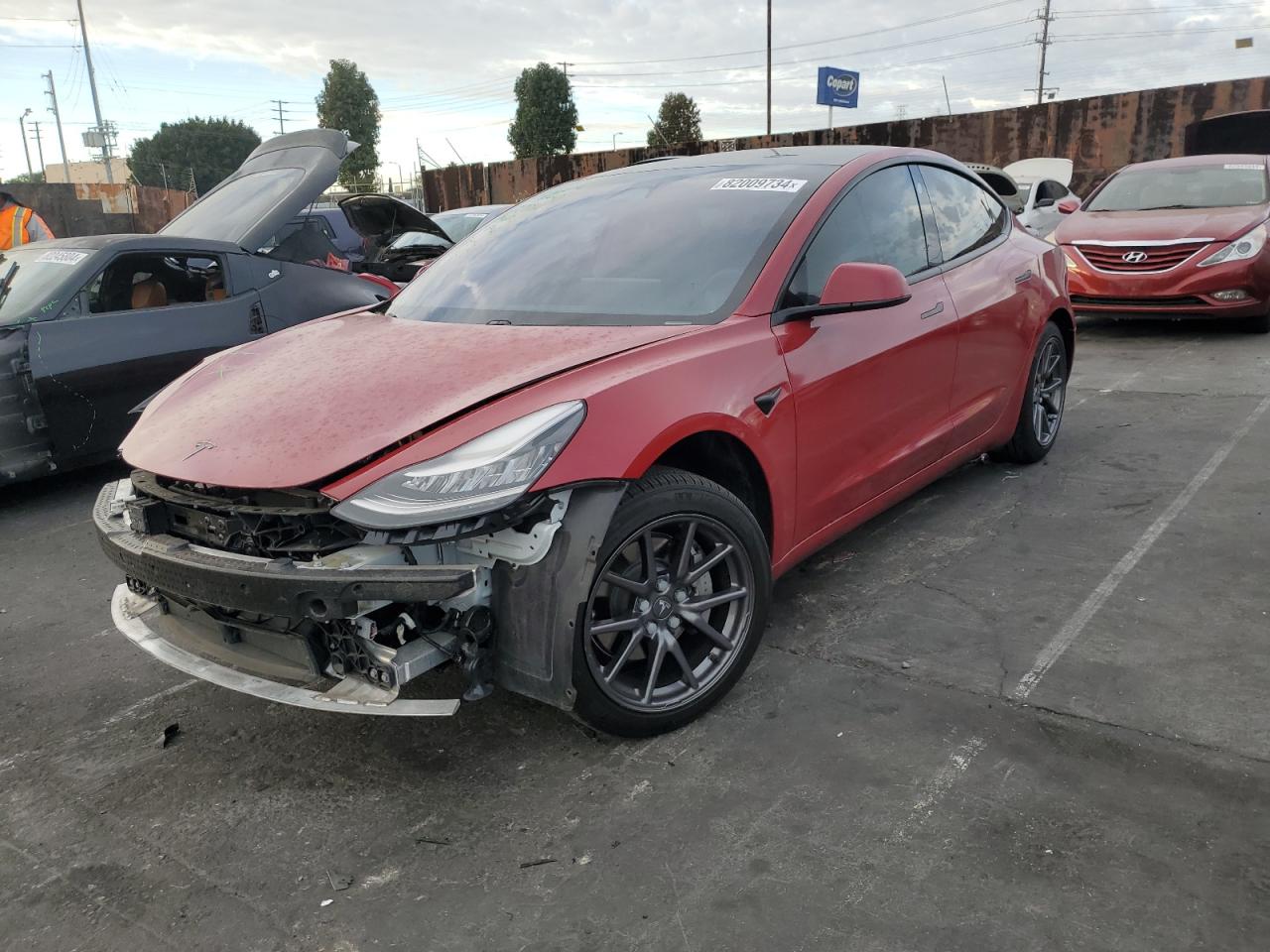 VIN 5YJ3E1EA5LF804435 2020 TESLA MODEL 3 no.1