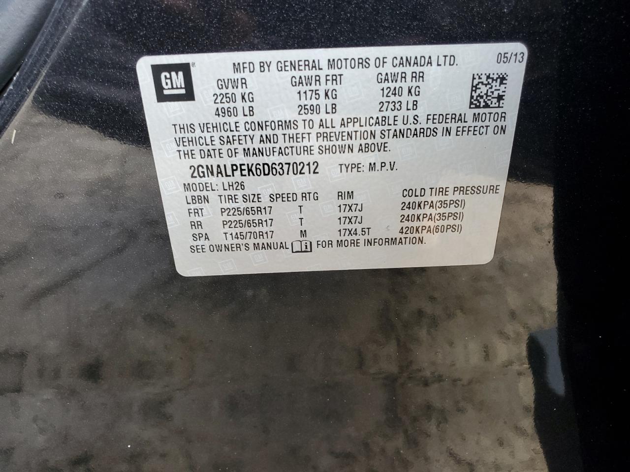 2013 Chevrolet Equinox - Image 16