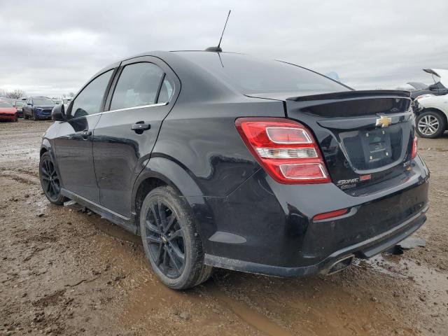  CHEVROLET SONIC 2017 Чорний