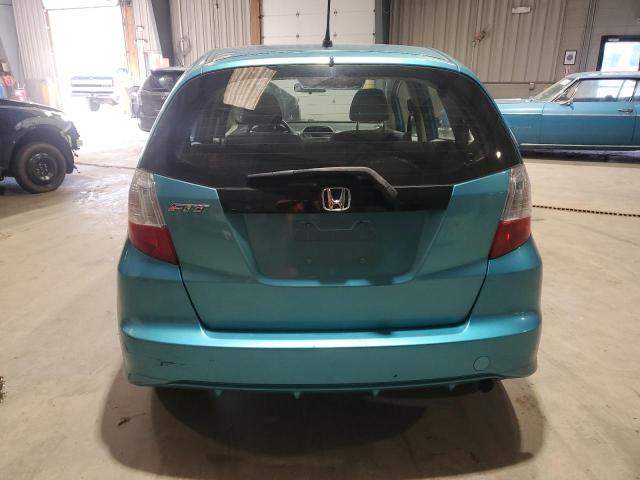 Хэтчбеки HONDA FIT 2013 Бирюзовый