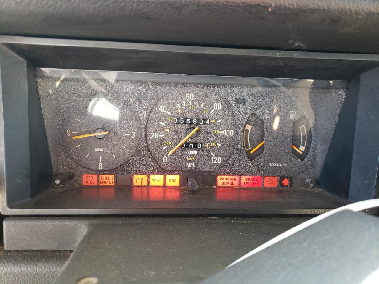 1992 Volvo 240 Base VIN: YV1AS8802N1472455 Lot: 81960484
