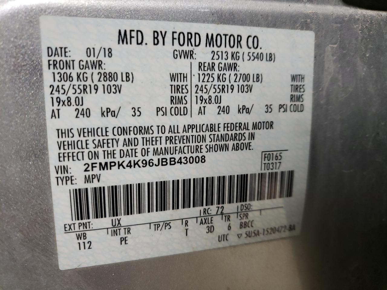 2018 Ford Edge - Image 13
