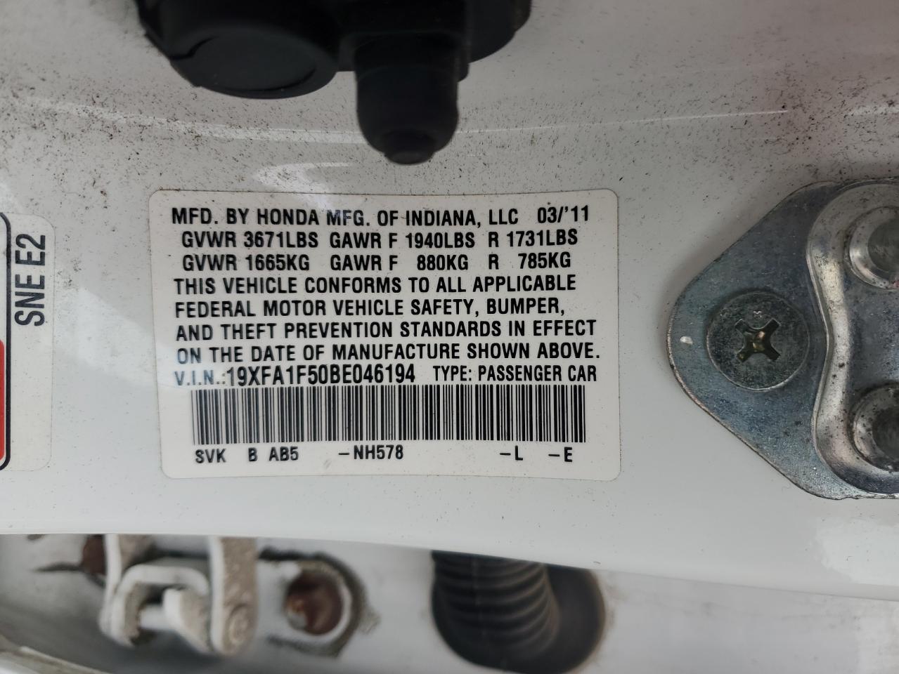 2011 Honda Civic - Image 12