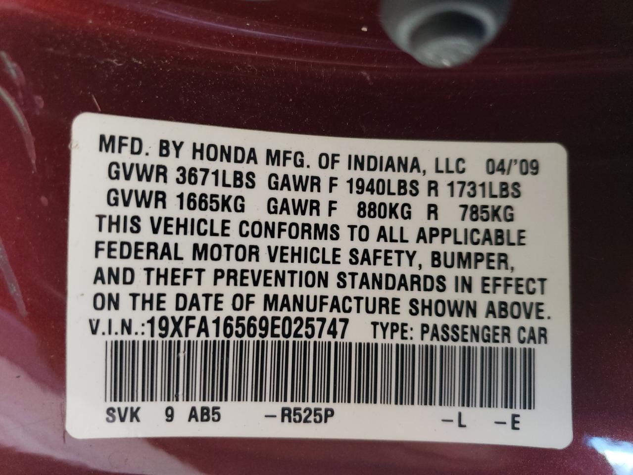 2009 Honda Civic - Image 13