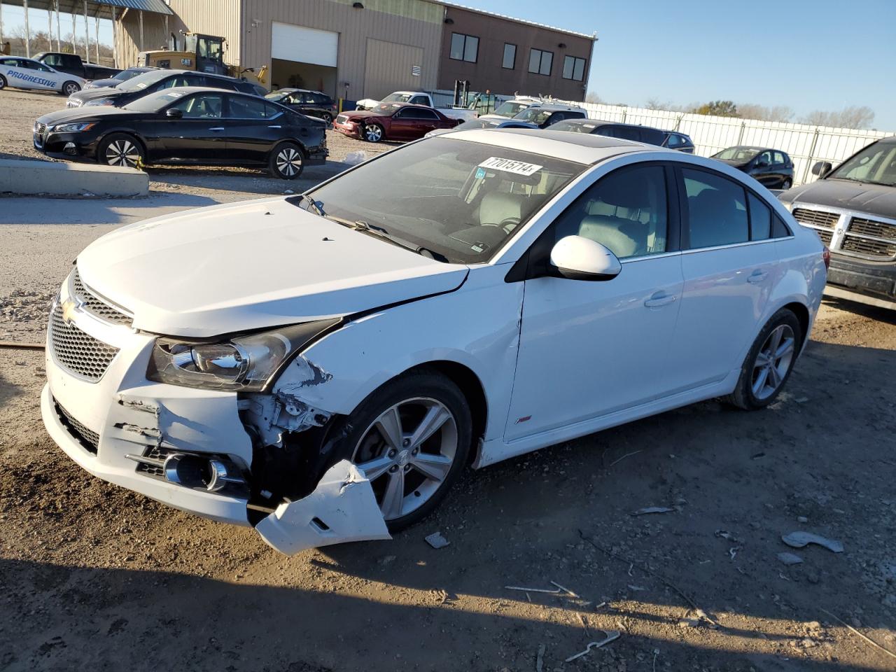 2012 Chevrolet Cruze Lt na sprzedaż w Kansas City, KS - Front End