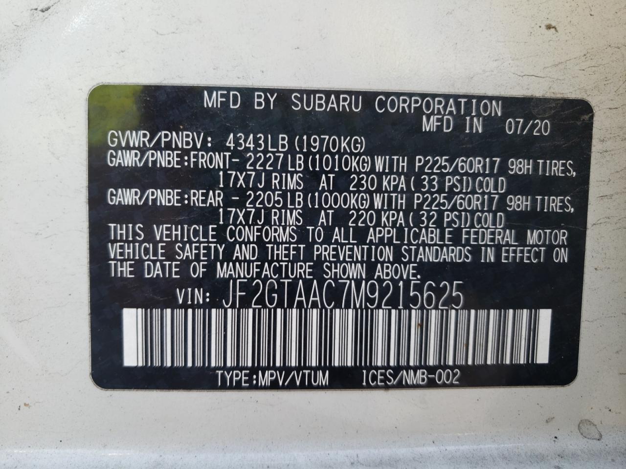 2021 Subaru XV - Image 13