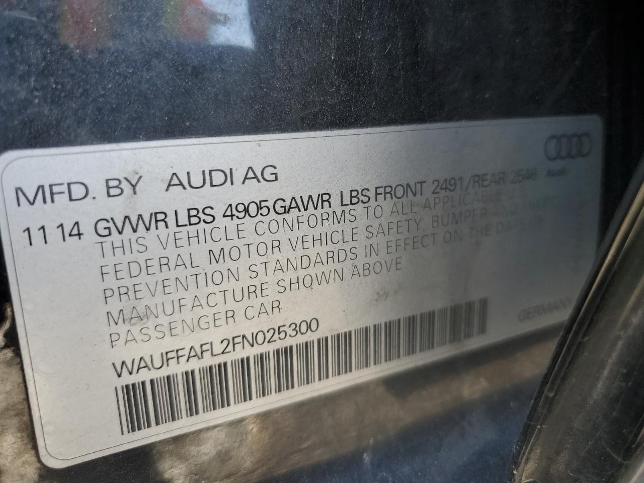 2015 Audi A4 - Image 12