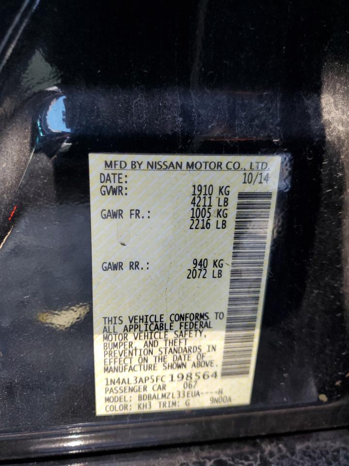 1N4AL3AP5FC198564 2015 NISSAN ALTIMA - Image 12