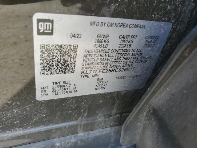 KL77LFE26RC026047 Chevrolet Trax LS 12