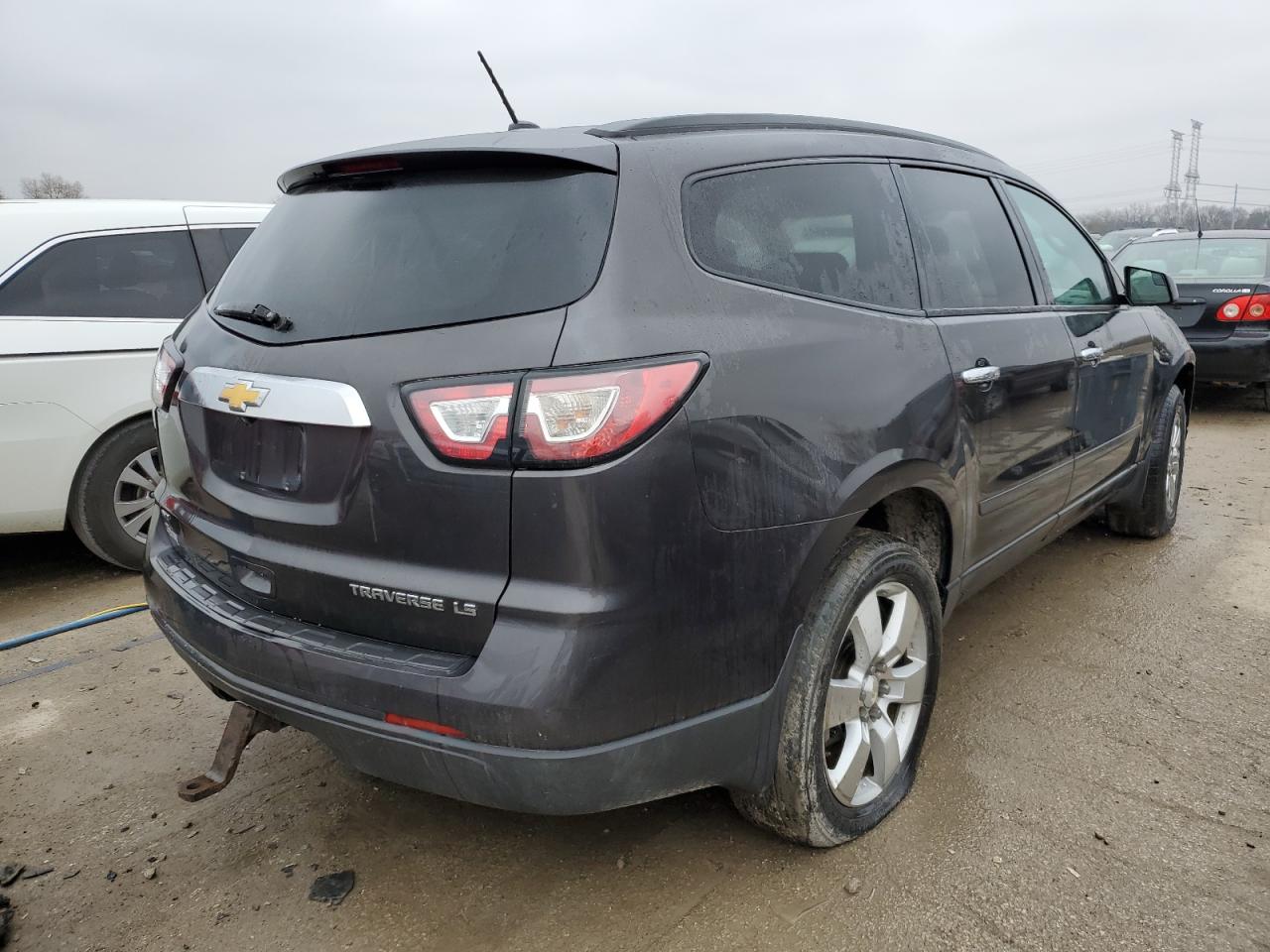 VIN 1GNKVFKD7EJ329204 2014 CHEVROLET TRAVERSE no.3