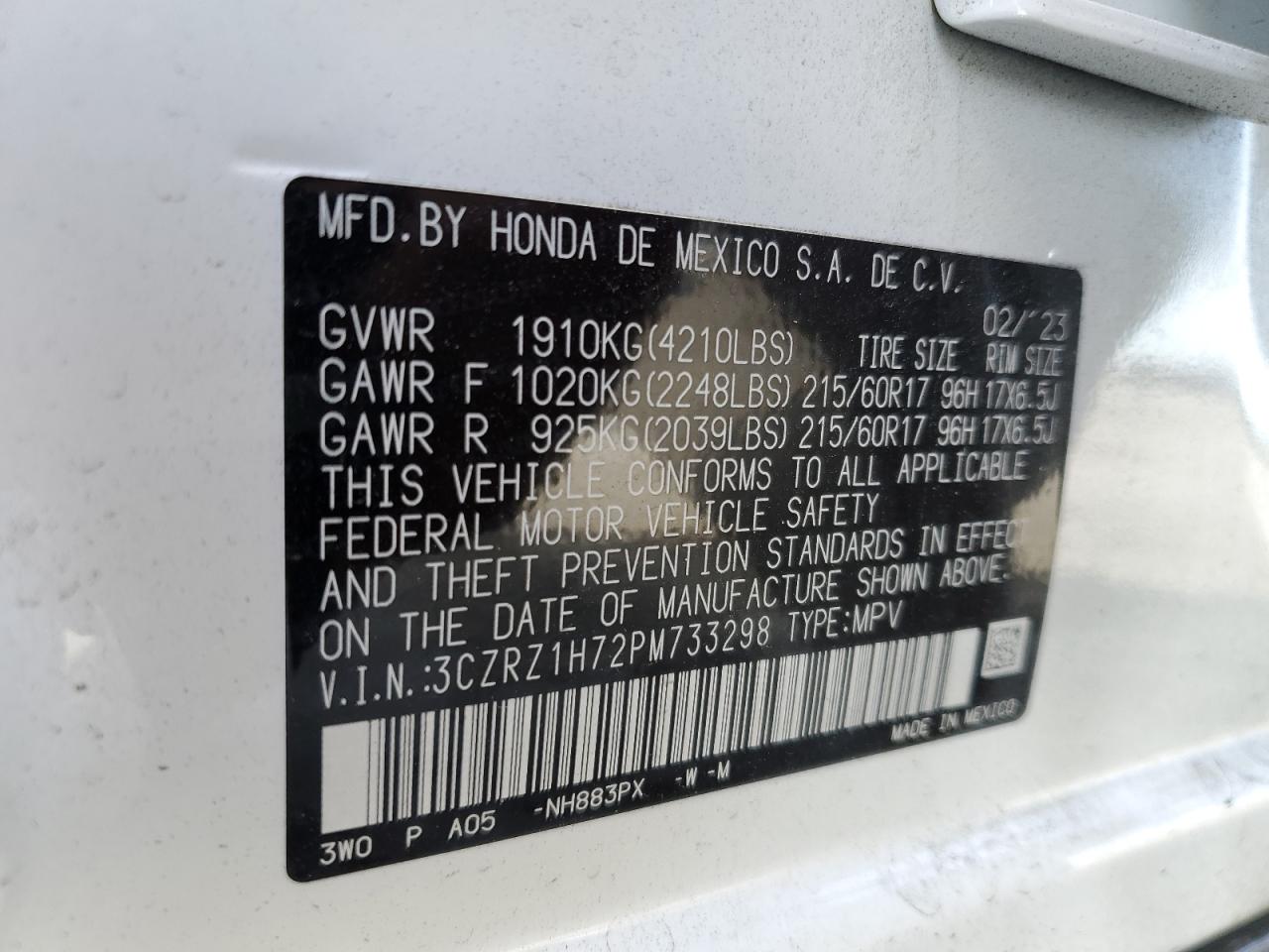 2023 Honda HR-V - Image 15