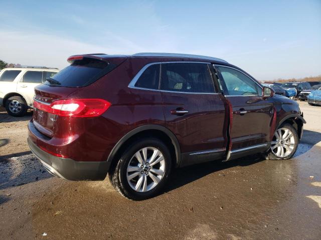  LINCOLN MKX 2018 Бордовий