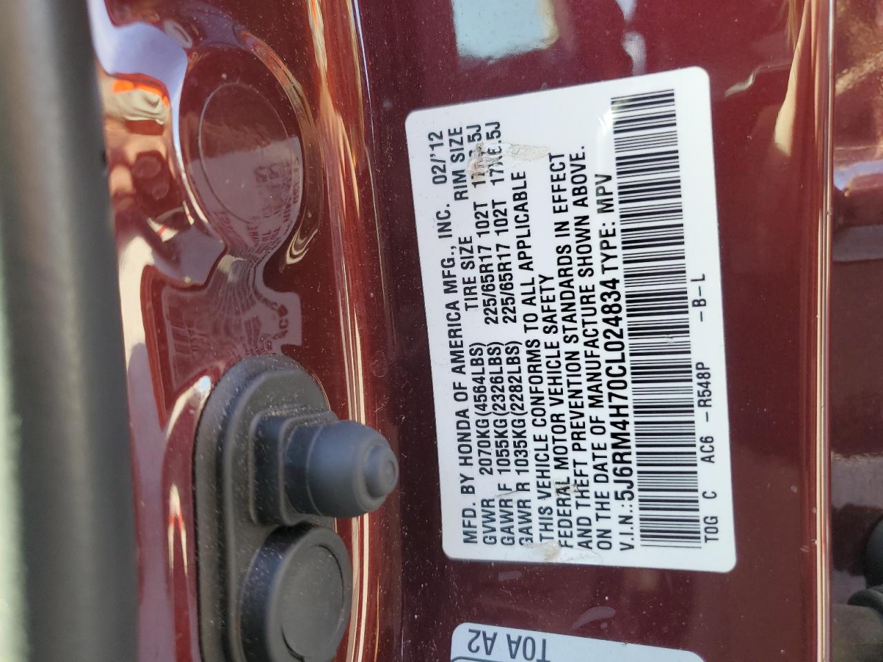 2012 Honda CR-V - Image 16