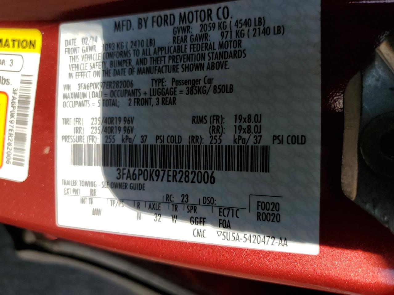 2014 Ford Fusion - Image 12