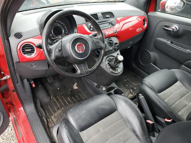 FIAT 500 2013 Червоний