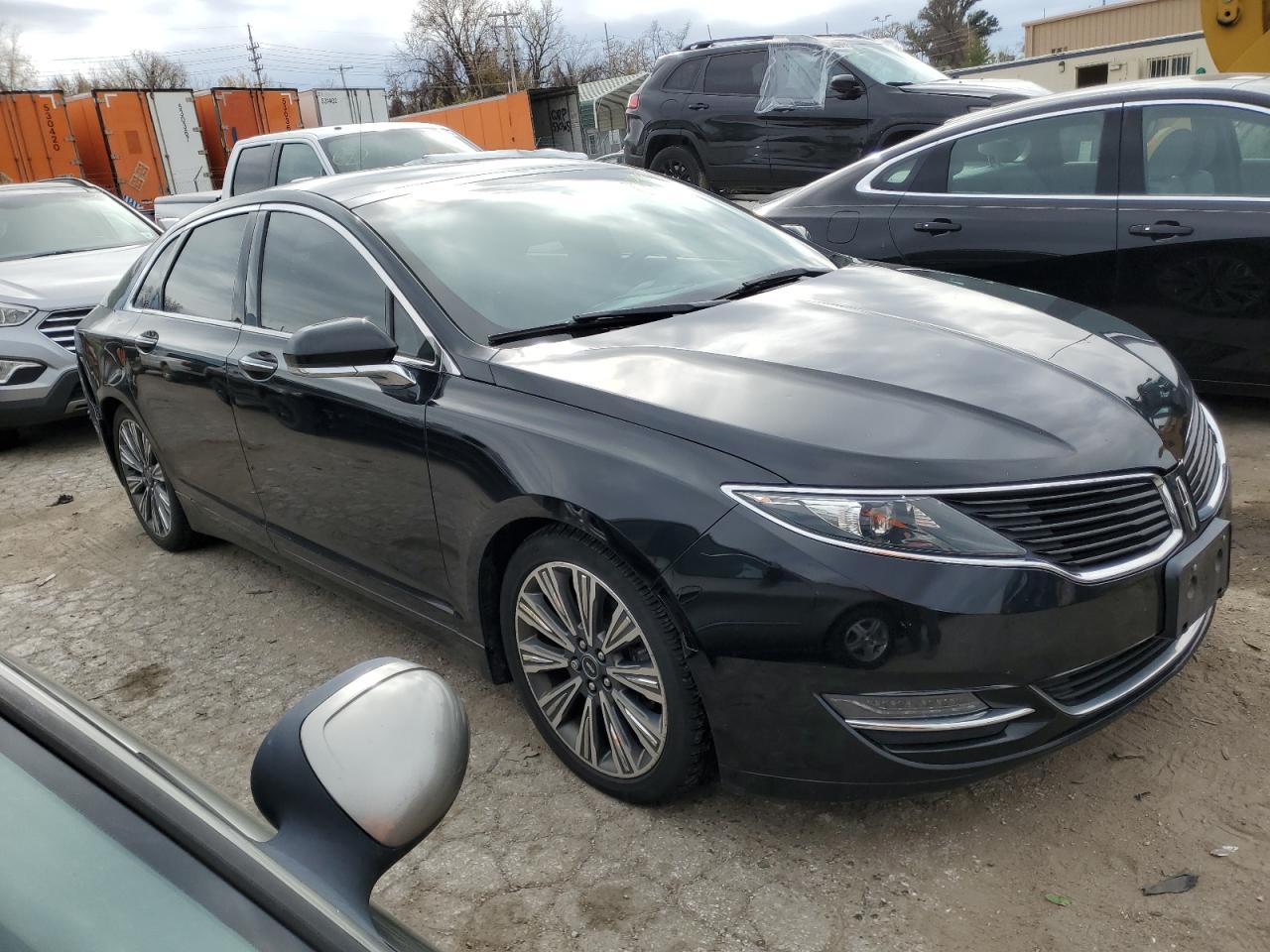 VIN 3LN6L2NK3GR633184 2016 LINCOLN MKZ no.4