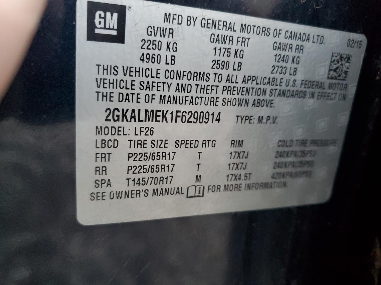 2015 GMC Terrain - Image 13