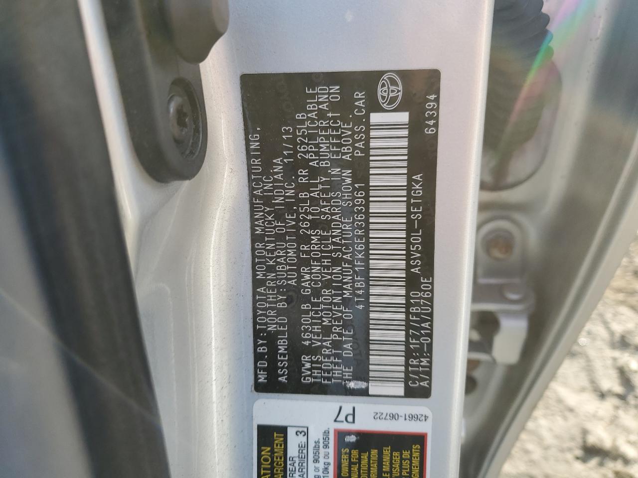 2014 Toyota Camry - Image 12