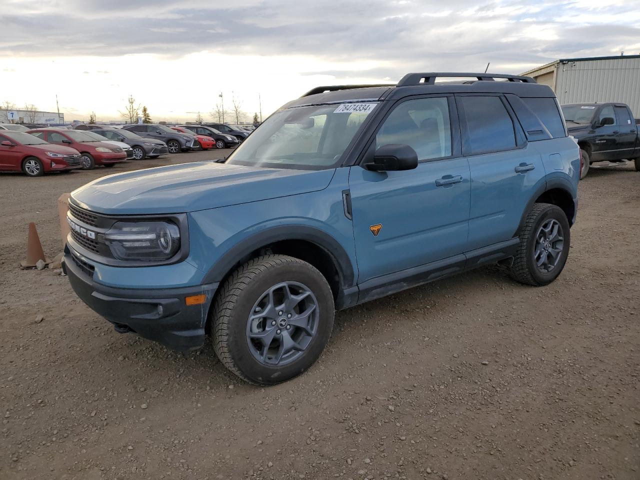 2021 Ford Bronco Sport Badlands VIN: 3FMCR9D95MRB28977 Lot: 78474334