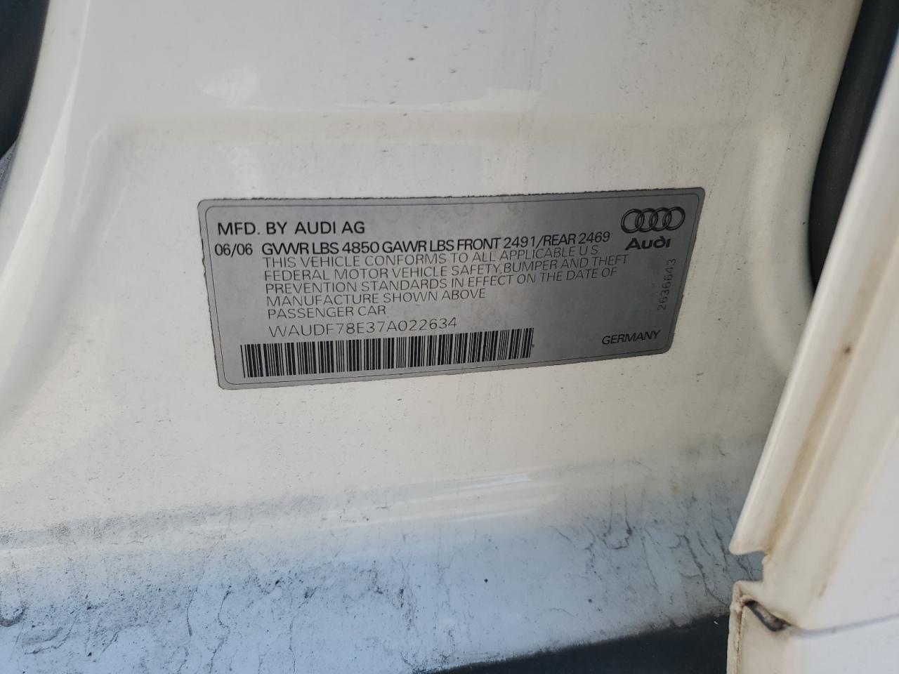 2007 Audi A4 - Image 12