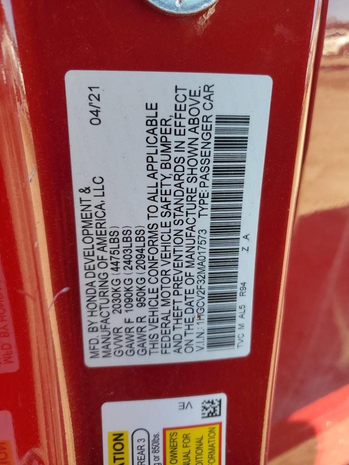 2021 Honda Accord - Image 12
