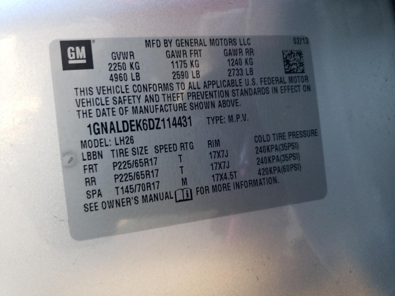 2013 Chevrolet Equinox - Image 12
