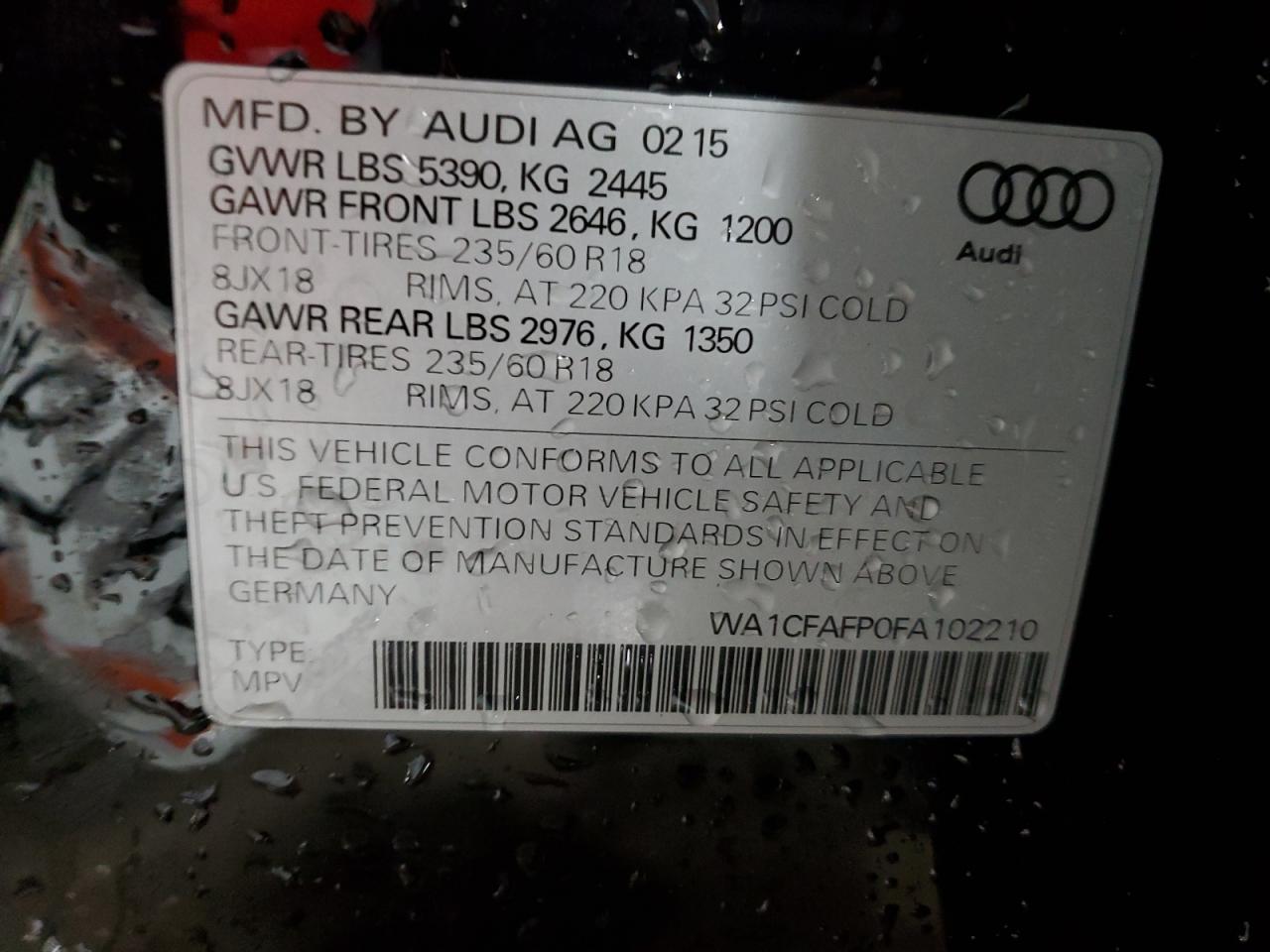 2015 Audi Q5 - Image 14