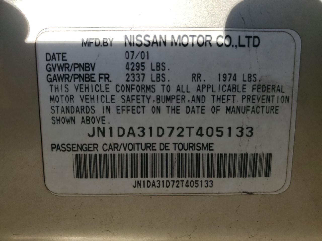 2002 Nissan Maxima - Image 12