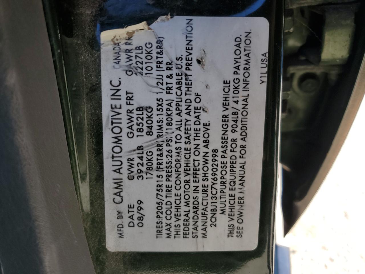 2000 Chevrolet Tracker - Image 14