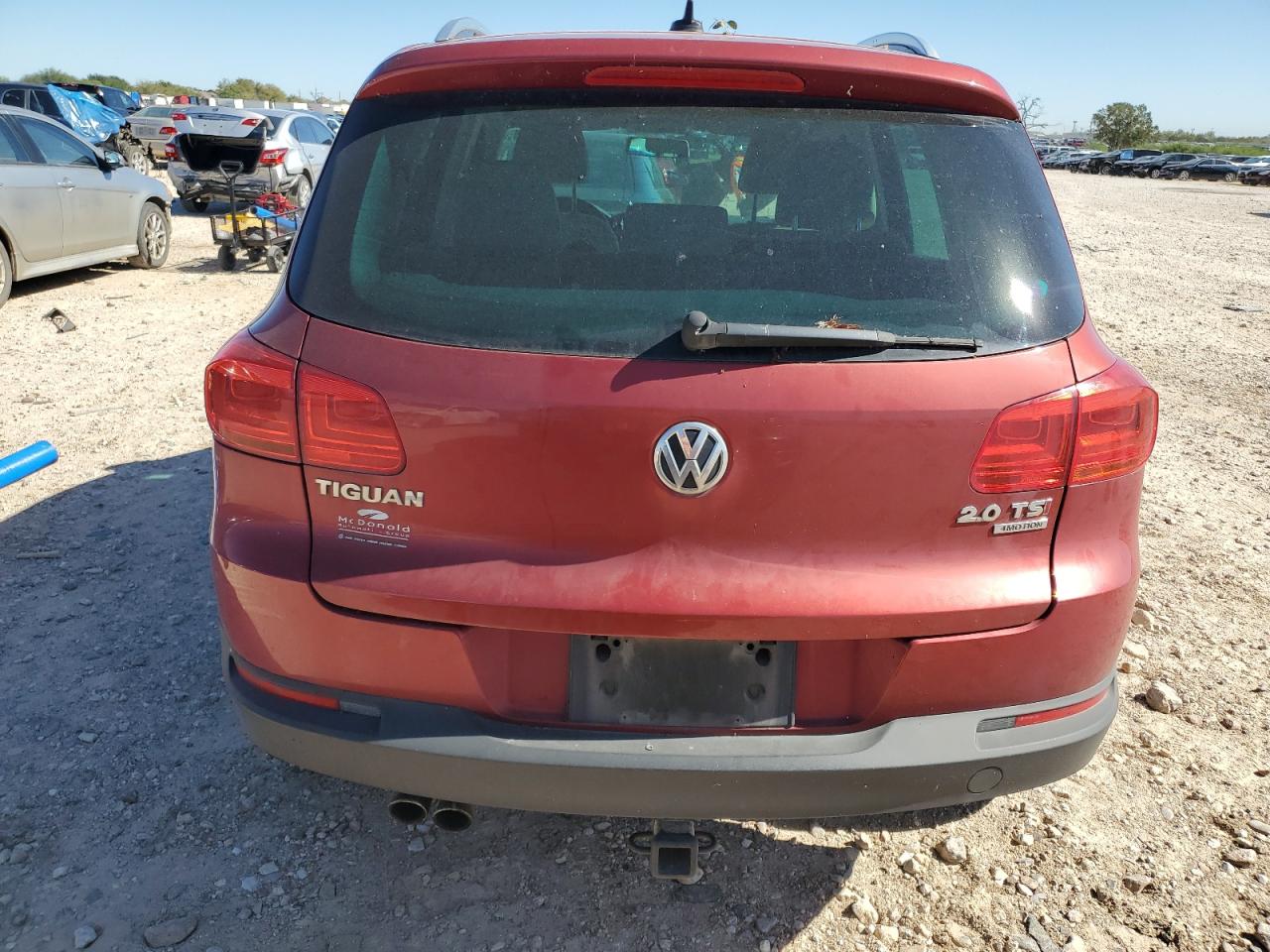 2014 Volkswagen Tiguan S VIN: WVGBV3AX3EW099971 Lot: 81677354