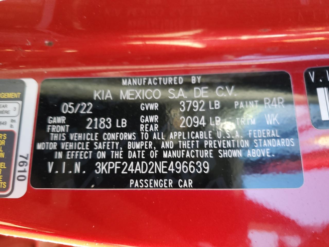 2022 Kia Forte - Image 12