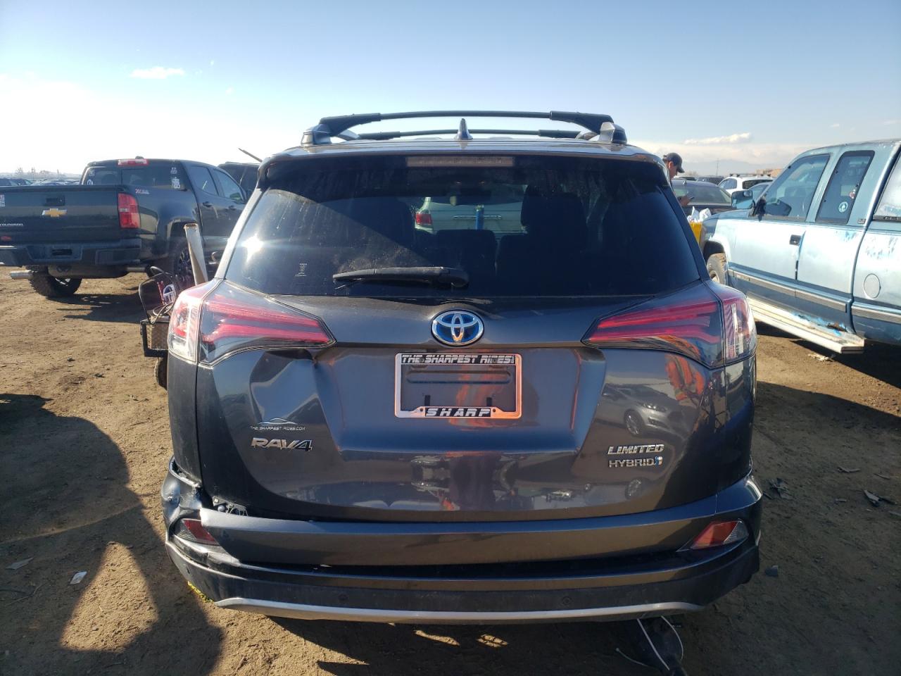 2018 Toyota Rav4 Hv Limited VIN: JTMDJREV9JD233134 Lot: 79974014