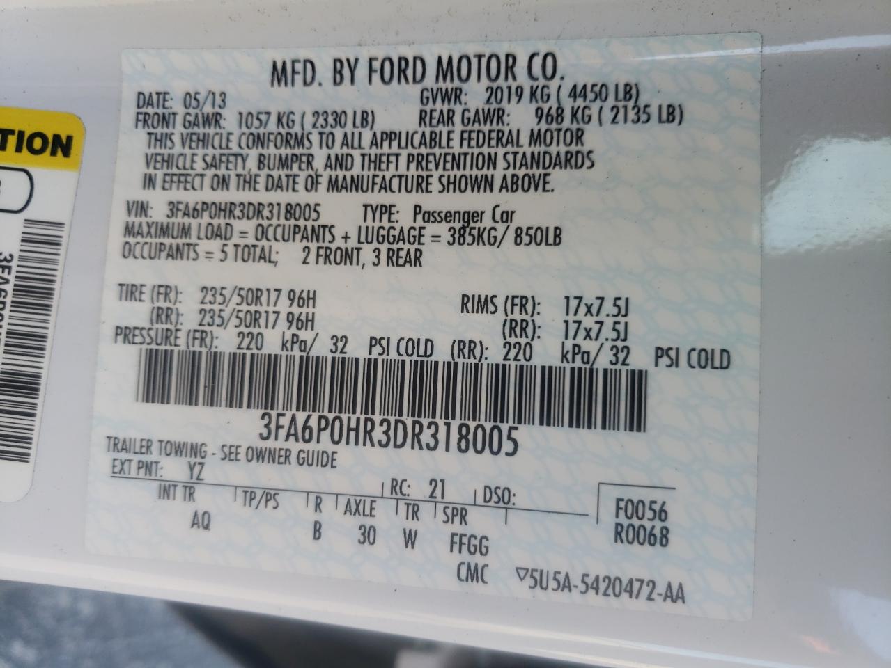 2013 Ford Fusion - Image 12
