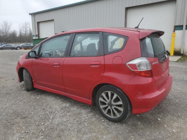  HONDA FIT 2012 Червоний