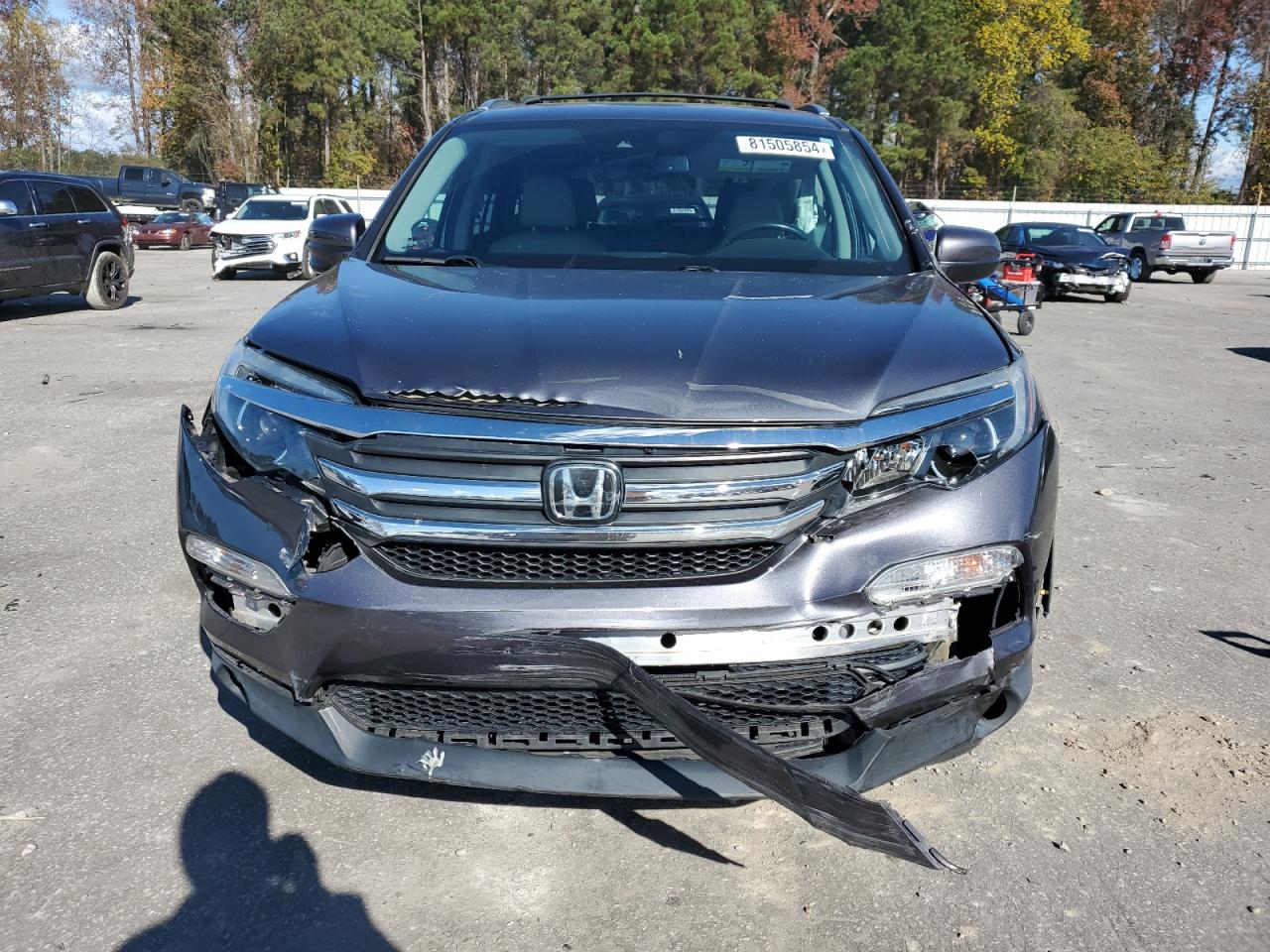 2018 Honda Pilot Exl VIN: 5FNYF6H67JB022710 Lot: 81505854