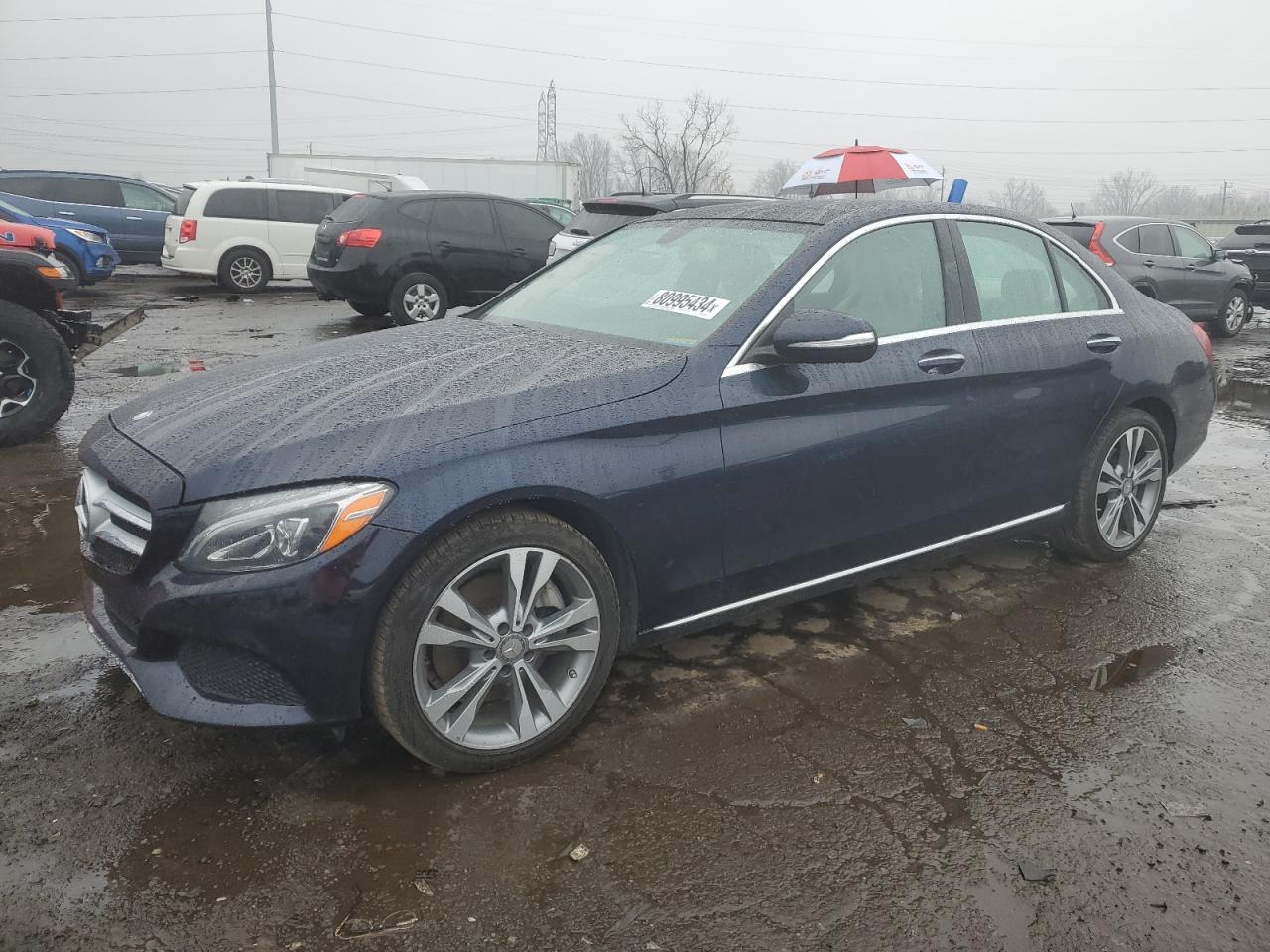 VIN 55SWF4KB0FU060447 2015 MERCEDES-BENZ C-CLASS no.1