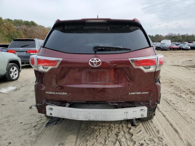 Parquets TOYOTA HIGHLANDER 2014 Burgundy