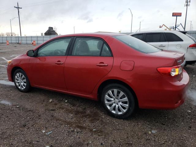  TOYOTA COROLLA 2012 Червоний