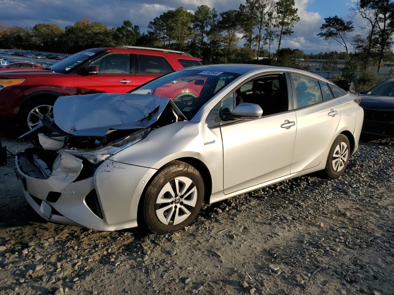 VIN JTDKBRFU2H3578614 2017 TOYOTA PRIUS no.1