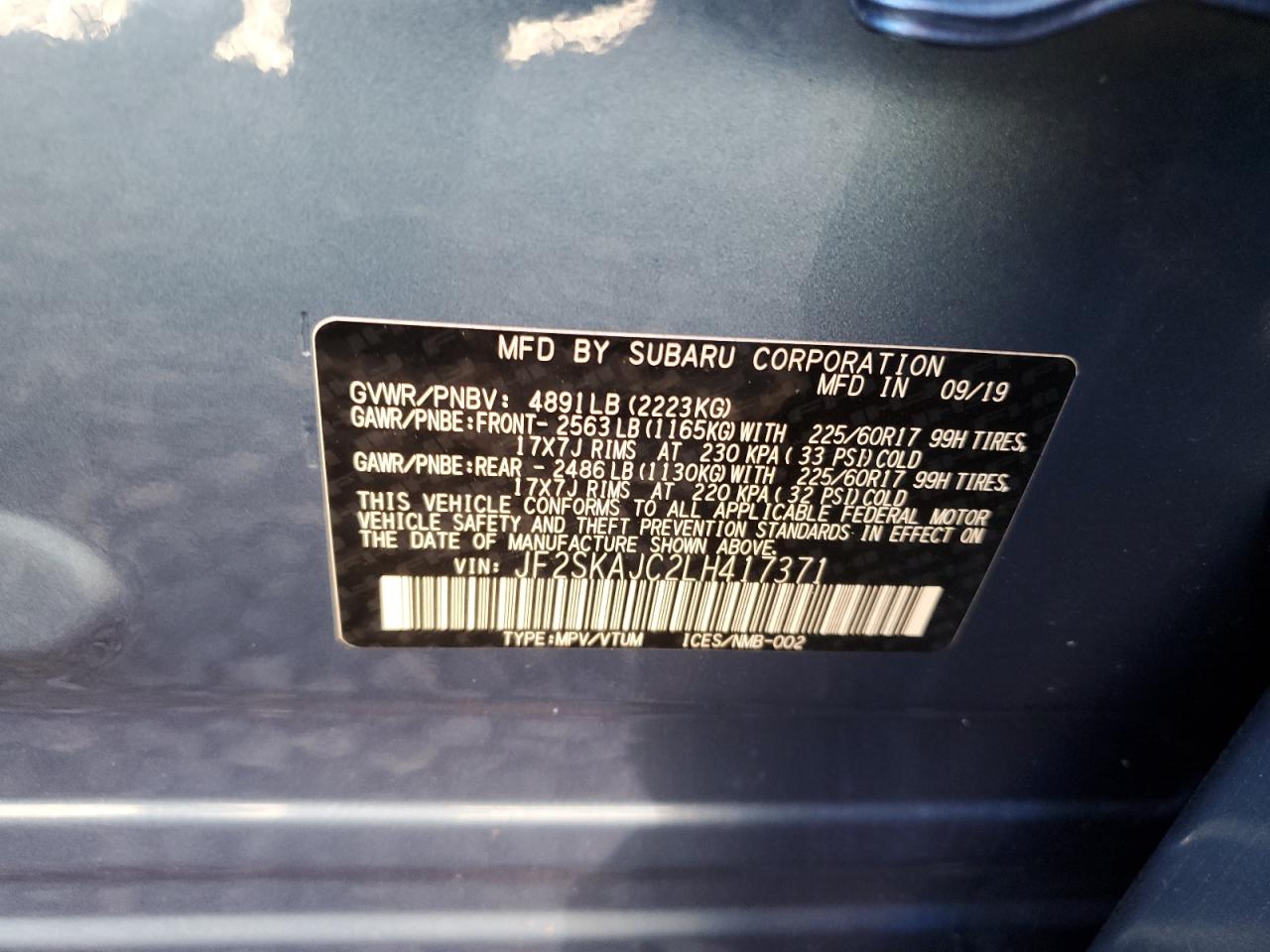 2020 Subaru Forester - Image 13