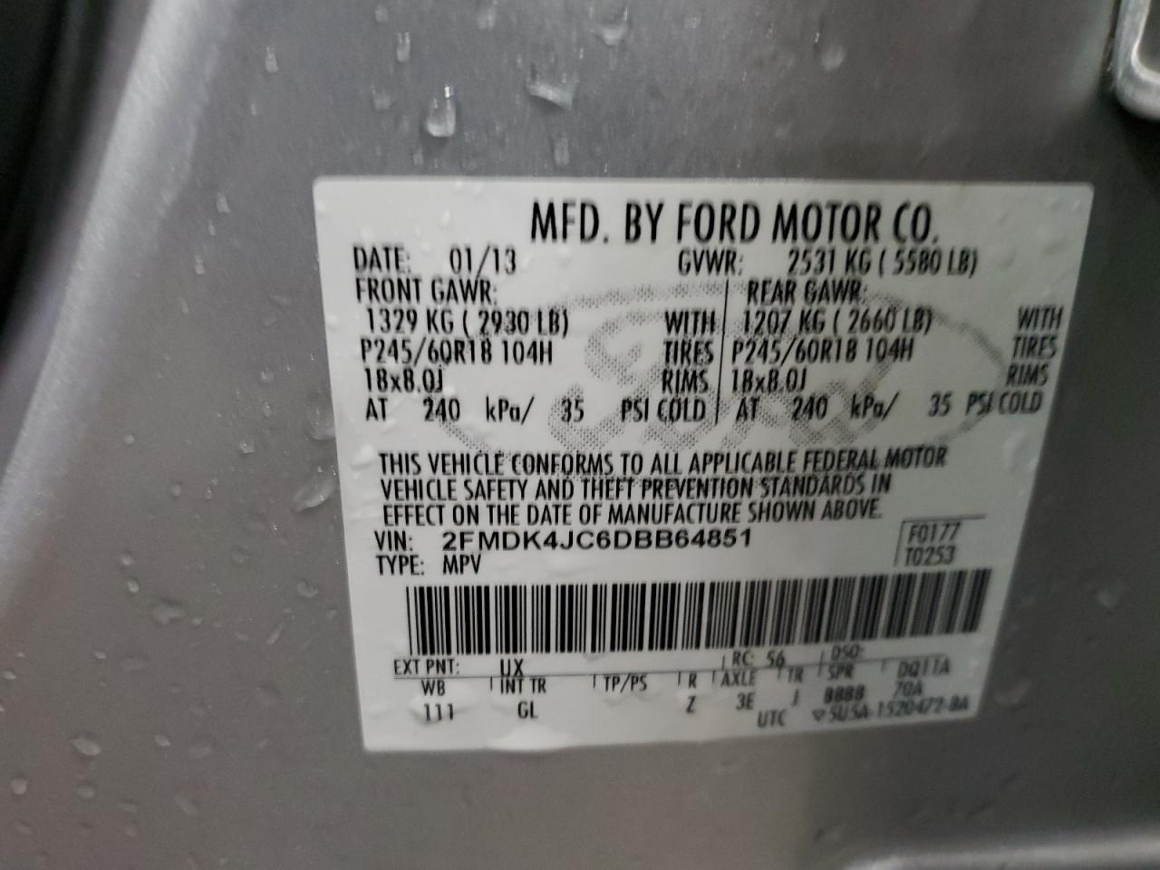 2013 Ford Edge - Image 13