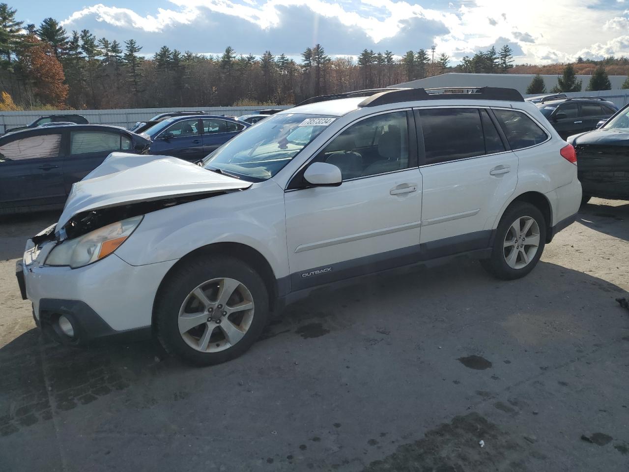 VIN 4S4BRBCC8E3240608 2014 SUBARU OUTBACK no.1