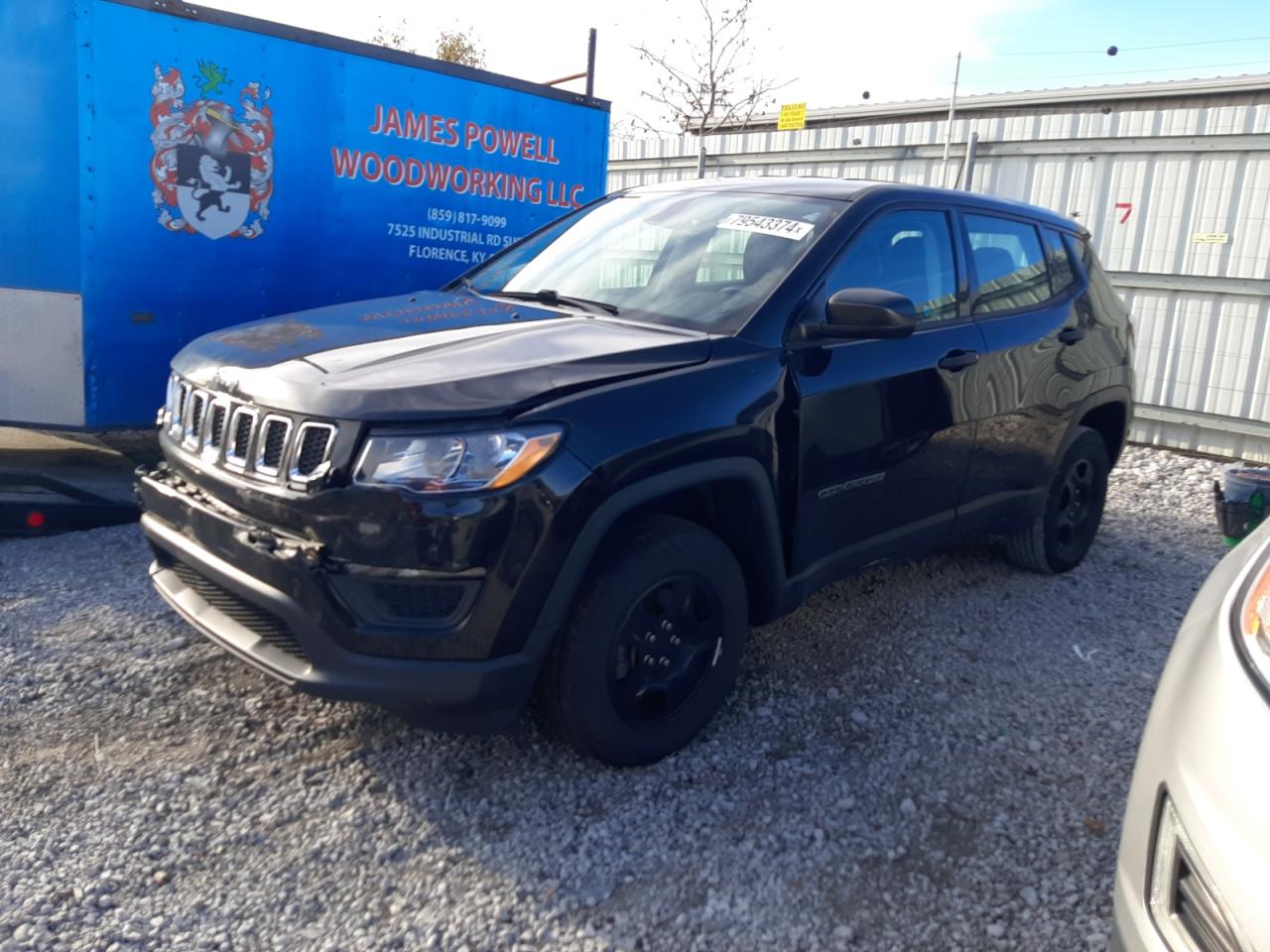 2019 Jeep Compass Sport VIN: 3C4NJDAB5KT735430 Lot: 79543374