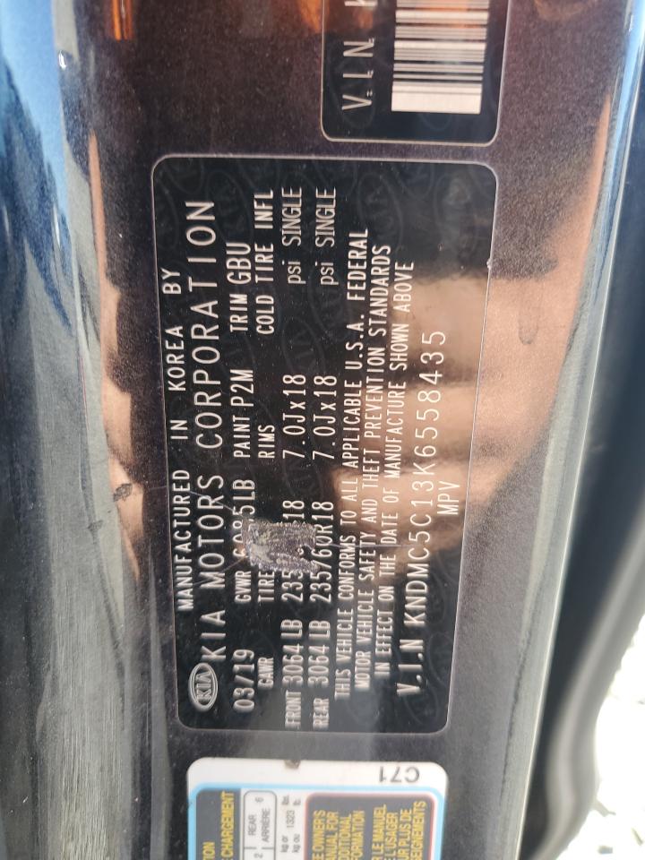 KNDMC5C13K6558435 2019 KIA SEDONA - Image 13