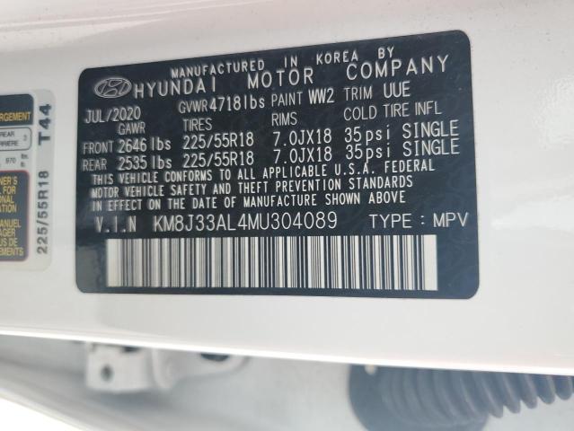 KM8J33AL4MU304089 Hyundai Tucson LIM 13